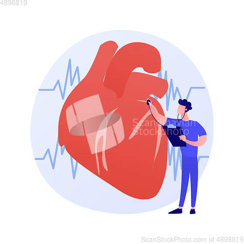 Image of Cardiology clinic vector concept metaphor