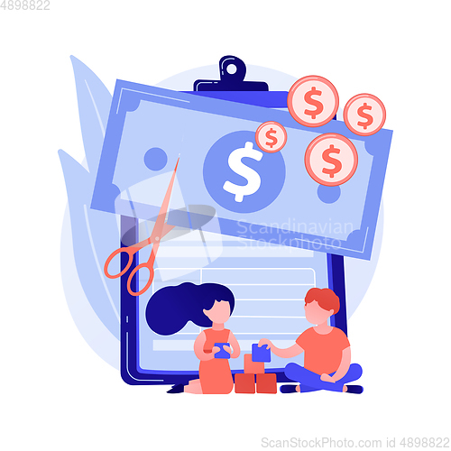 Image of Cut price vector concept metaphor