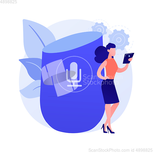 Image of Microphone recording vector concept metaphor