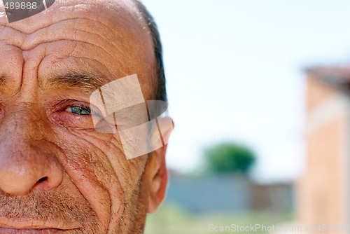 Image of Old wrinkled man