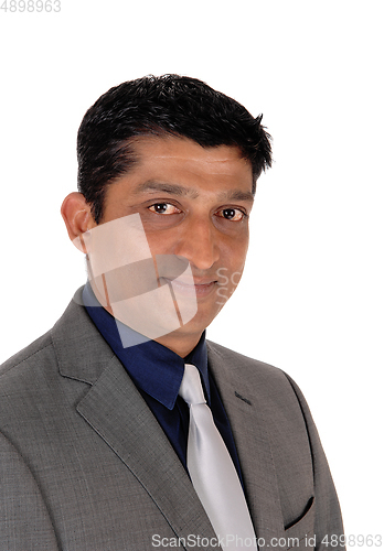 Image of A close up image of a east Indian businessman
