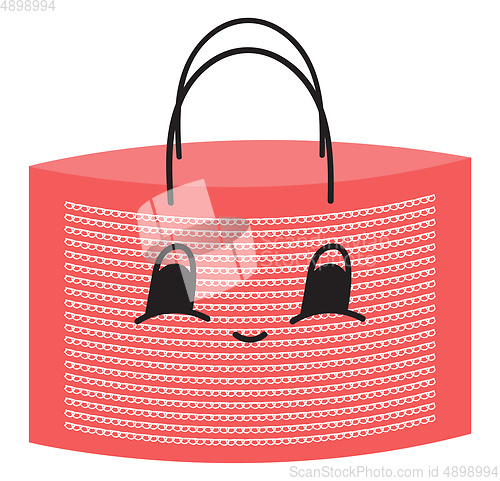 Image of Shopping bag, vector or color illustration.