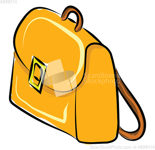 Image of Image of executive bag, vector or color illustration.