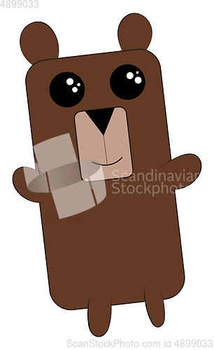 Image of Image of bear, vector or color illustration.