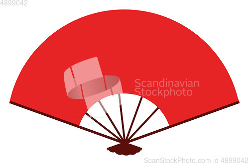 Image of Fan on a stand, vector or color illustration.
