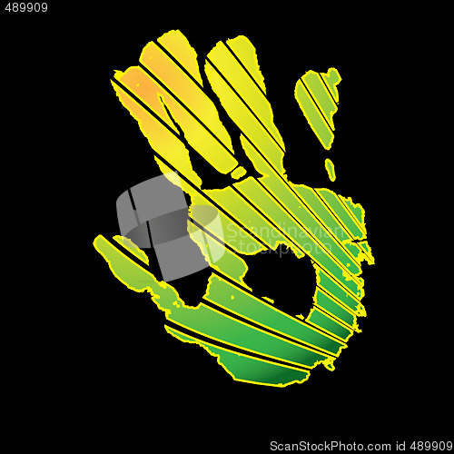 Image of cyber hand