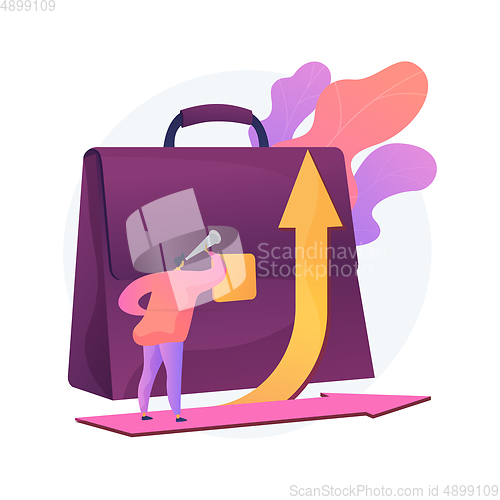 Image of Career development abstract concept vector illustration.