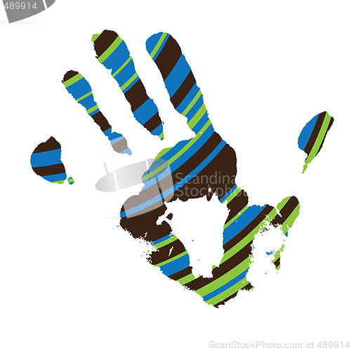 Image of stripe hand