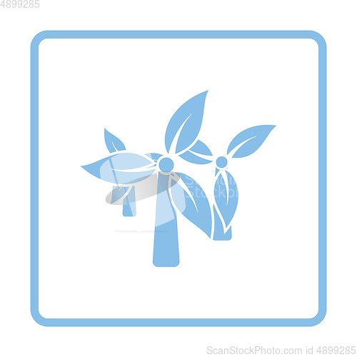 Image of Wind mill leaves in blades icon