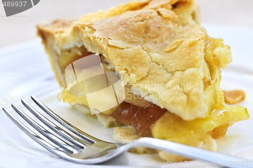 Image of Slice of apple pie