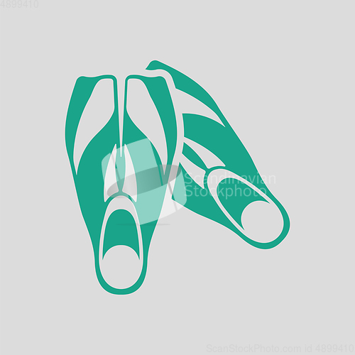 Image of Icon of swimming flippers 