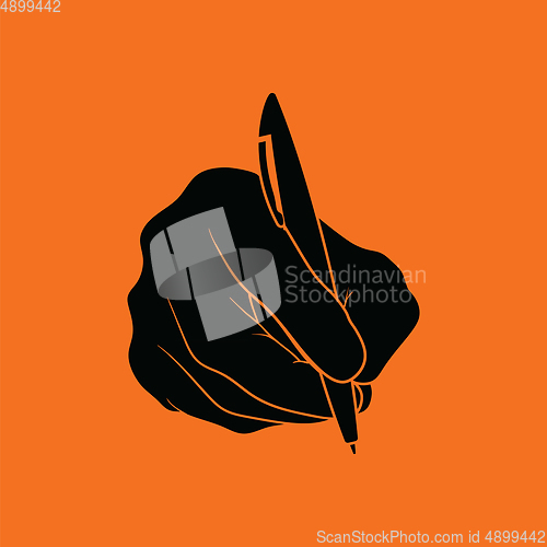 Image of Hand with pen icon