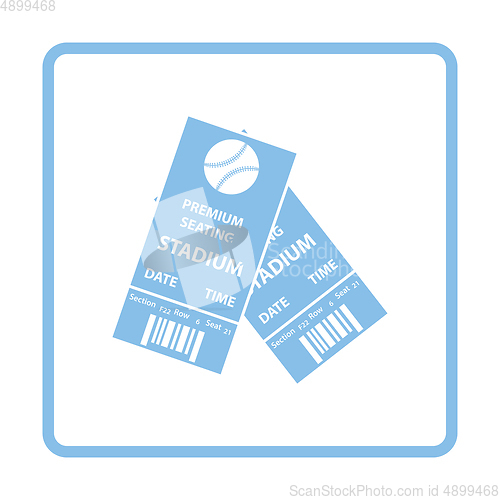 Image of Baseball tickets icon