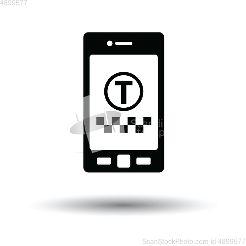 Image of Taxi service mobile application icon