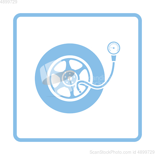 Image of Tire pressure gage icon