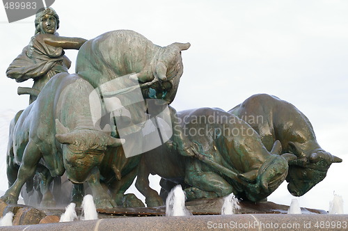 Image of The Gefion fountain in Copenhagen