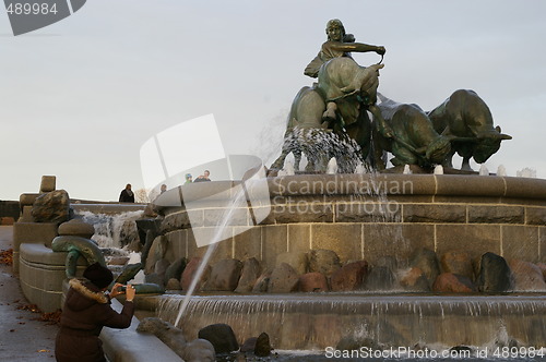 Image of The Gefion fountain in Copenhagen