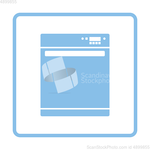 Image of Kitchen dishwasher machine icon