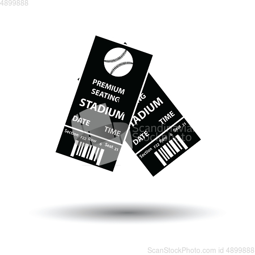 Image of Baseball tickets icon