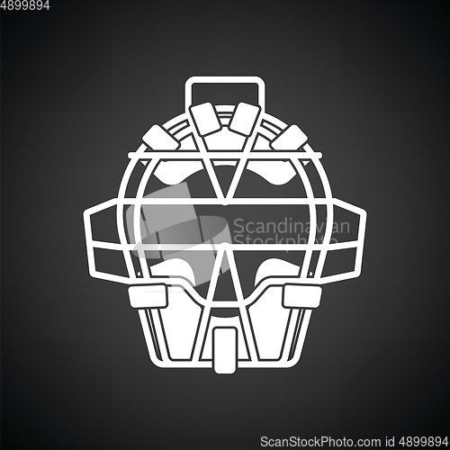 Image of Baseball face protector icon