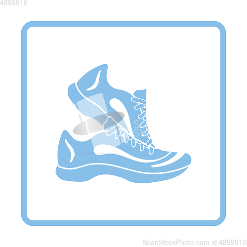 Image of Fitness sneakers icon