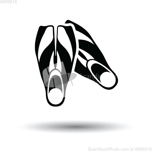 Image of Icon of swimming flippers 