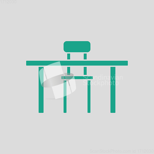 Image of Table and chair icon