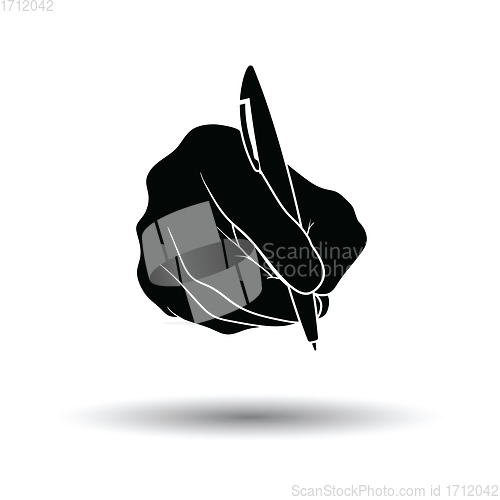 Image of Hand with pen icon