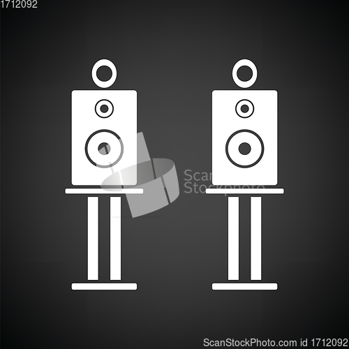 Image of Audio system speakers icon