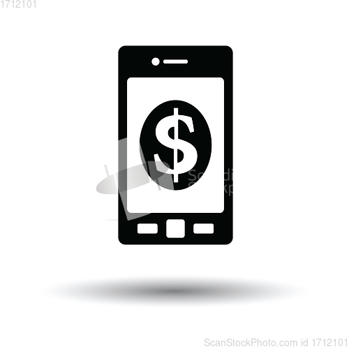 Image of Smartphone with dollar sign icon
