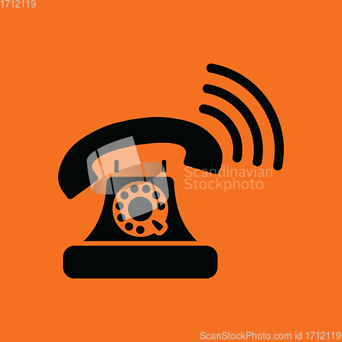 Image of Old telephone icon