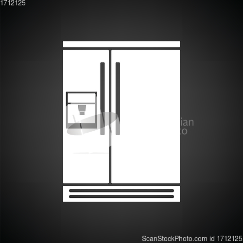 Image of Wide refrigerator icon