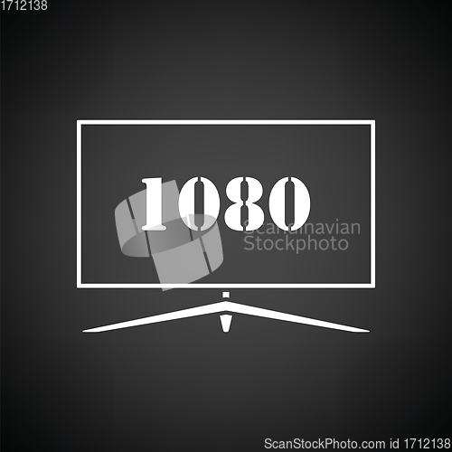 Image of Wide tv icon