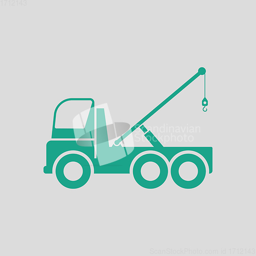 Image of Car towing truck icon