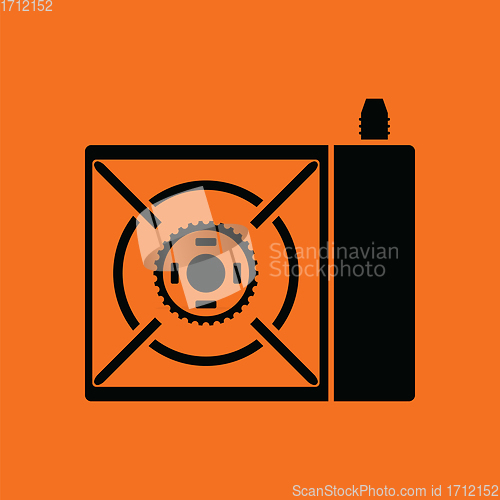 Image of Camping gas burner stove icon