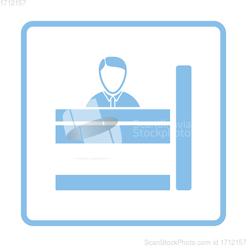 Image of Bank clerk icon