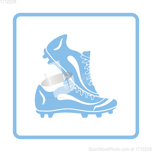 Image of Pair soccer of boots  icon