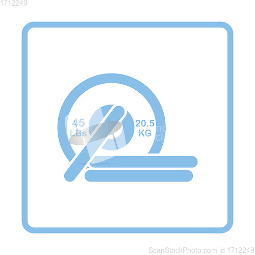 Image of Barbell disks icon