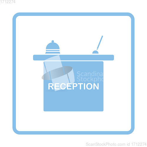 Image of Hotel reception desk icon