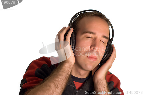 Image of Man Wearing Headphones
