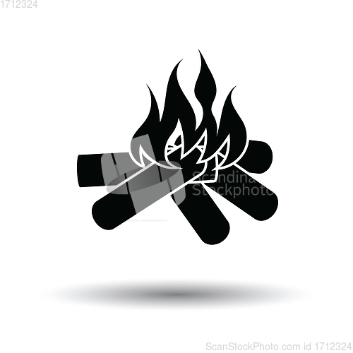 Image of Camping fire  icon
