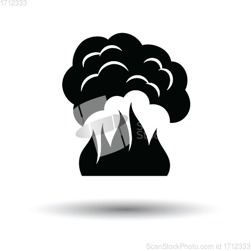 Image of Fire and smoke icon