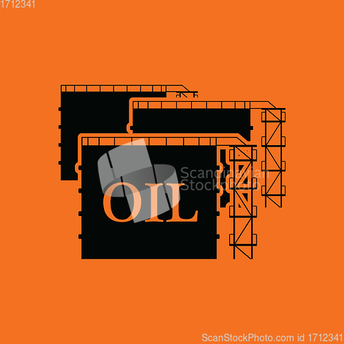 Image of Oil tank storage icon