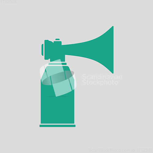 Image of Football fans air horn aerosol icon