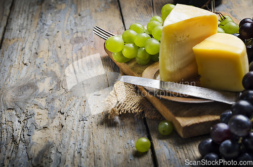 Image of Wine and cheese