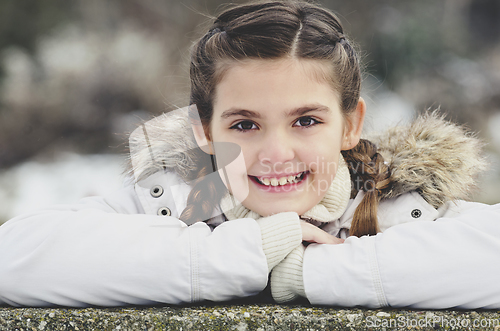 Image of Young girl smiling