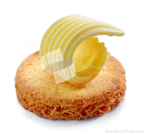 Image of butter curl on cookie