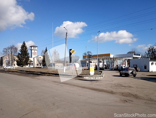 Image of filling station for cars