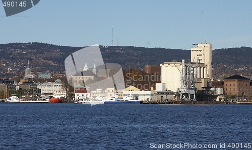 Image of Oslo harbour. 