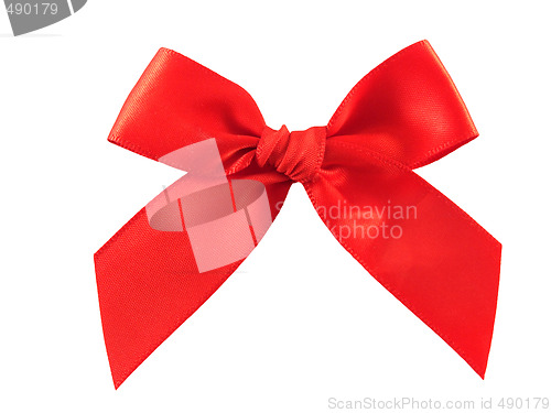 Image of Isolated red bow